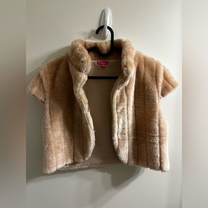 Lola Fur Crop Jacket